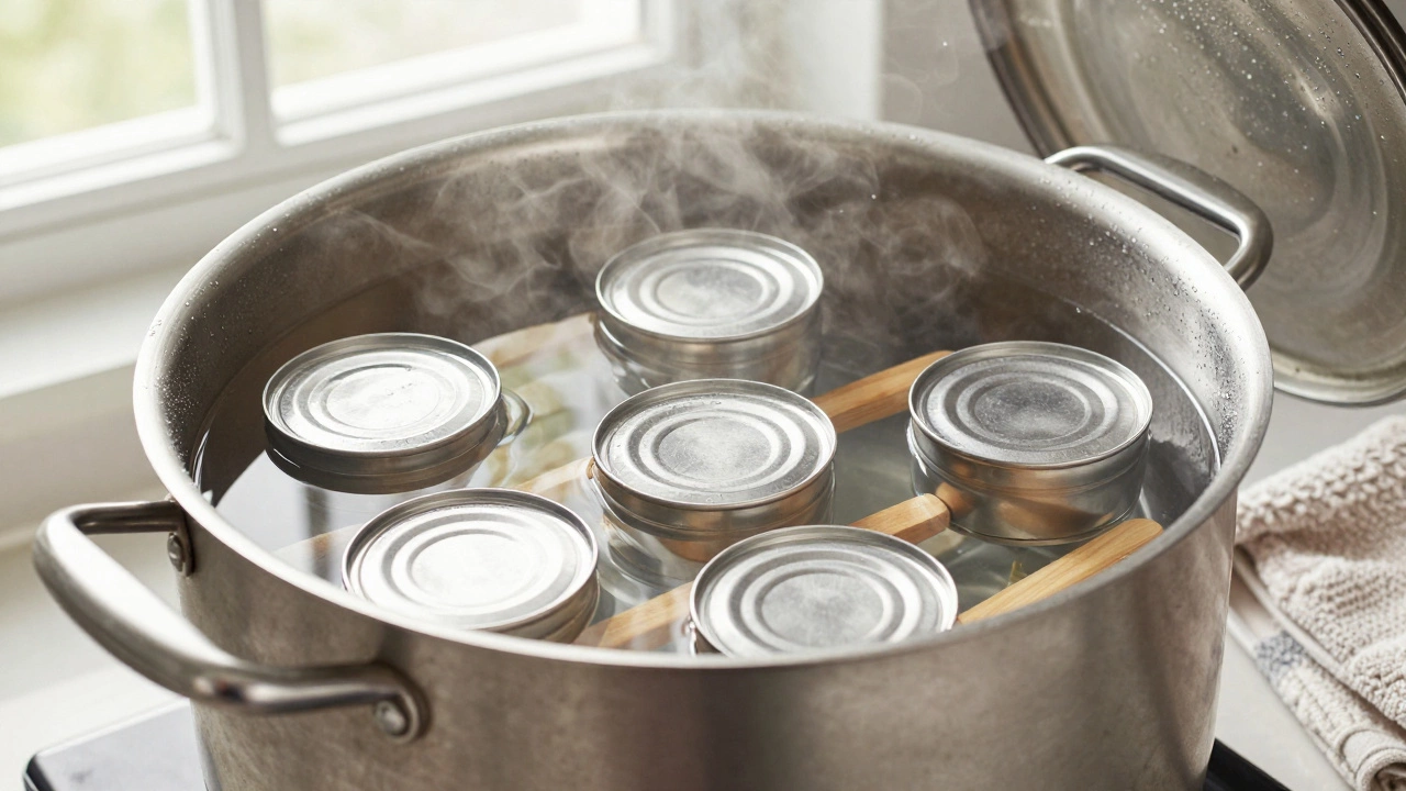 Сколько минут стерилизовать металлические крышки для консервации овощей