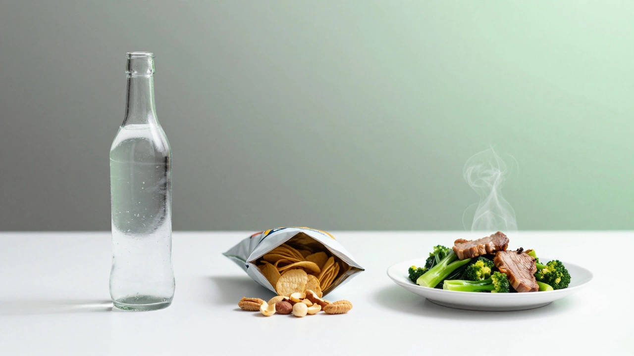 Вода вместо газировки, орехи вместо чипсов, овощи вместо жареного — три простых выбора.